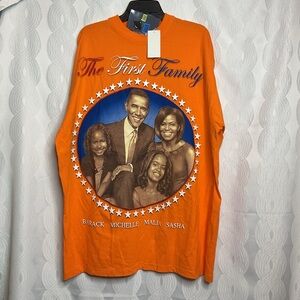 Barack Obama Shirt Mens 2xL Phat Doc The First Family Portrait Super Heavyweight